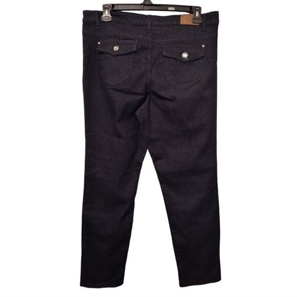 Plus Size Dark Denim Jeans - Picture 2 of 8